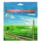Lyra Graduate Pack de 24 crayons de couleur - Hexagonaux - Noir