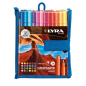 Lyra Graduate Pack de 24 feutres à pointe synthétique - Pointe fine - Couleurs assorties