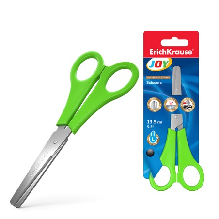 ✅ Erichkrause Joy - Ciseaux pour gauchers - Lames en acier inoxydable - Extrémités arrondies - Résistant à l en stock