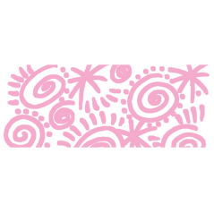 LOT de 6 Marqueur permanent Lyra Mark All - Multi-surfaces - Pointe ronde - 2 mm - Rose