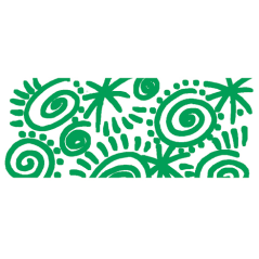 LOT de 6 Marqueur permanent Lyra Mark All - Multi-surfaces - Pointe ronde - 2 mm - Vert vessie