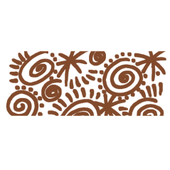 LOT de 6 Marqueur permanent Lyra Mark All - Multi-surfaces - Pointe ronde - 2 mm - Marron