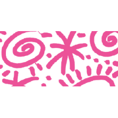 LOT de 6 Marqueur permanent Lyra Mark All - Multi-surfaces - Pointe ronde - 2 mm - Rose fluo