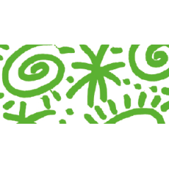 LOT de 6 Marqueur permanent Lyra Mark All - Multi-surfaces - Pointe ronde - 2 mm - Vert fluo