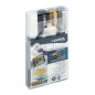 Marqueurs permanents Lyra Mark All, lot de 4 – Multi-surfaces – Pointe ronde – 2 mm – Couleurs blanc, or et argent