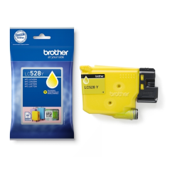 Cartouche d'encre jaune originale Brother LC528 - LC528Y