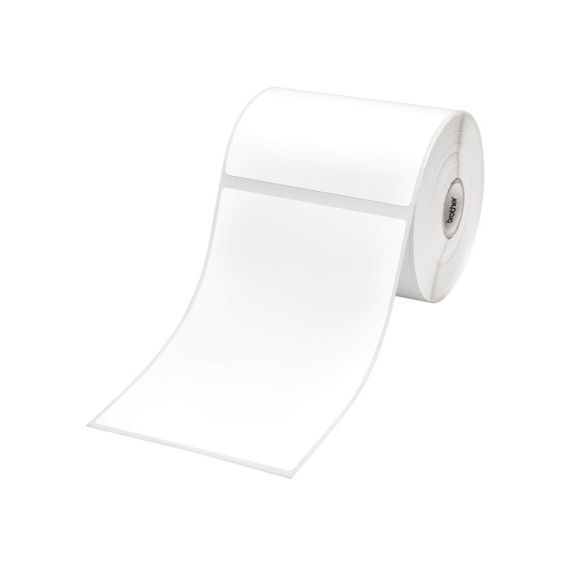 Lot de 8 rouleaux d'étiquettes thermiques protégées Brother - 275 étiquettes par rouleau - Dimensions 102 x 152 mm