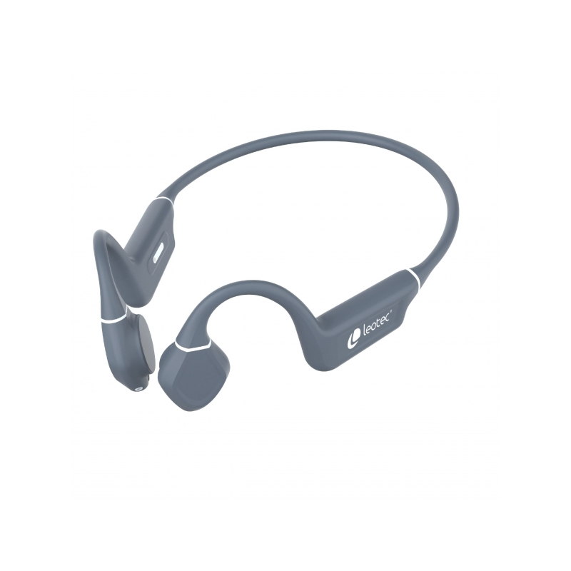 Écouteurs de sport à conduction osseuse Leotec Kuri Bluetooth 5.4 - Autonomie jusqu'à 12 heures - Batterie 180mAh - Résistance I