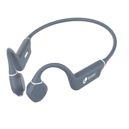 Écouteurs de sport à conduction osseuse Leotec Kuri Bluetooth 5.4 - Autonomie jusqu'à 12 heures - Batterie 180mAh - Résistance I