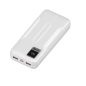Batterie externe Leotec 20 000 mAh PD 22,5 W - Blanc