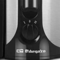Mélangeur professionnel Orbegozo LI 6000 en acier inoxydable - Moteur puissant de 1200 W - Bouche de remplissage extra large - S