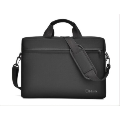Mallette L-Link pour ordinateur portable jusqu'à 14" - Poche extérieure - Couverture extérieure hydrofuge - Fermeture à glissièr