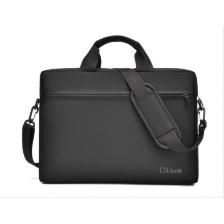 Mallette L-Link pour ordinateur portable jusqu'à 14" - Poche extérieure - Couverture extérieure hydrofuge - Fermeture à glissièr