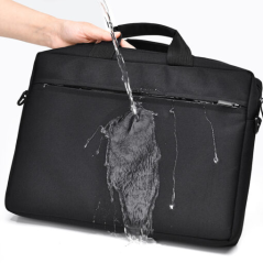 Mallette L-Link pour ordinateur portable jusqu'à 14" - Poche extérieure - Couverture extérieure hydrofuge - Fermeture à glissièr