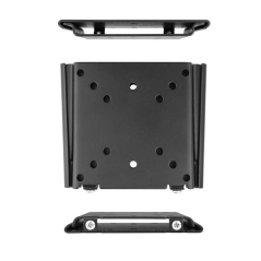 Support Mural Fixe Tooq pour Moniteur 13"-27" - Poids Max 30Kg - VESA 100X100mm - Couleur Noir
