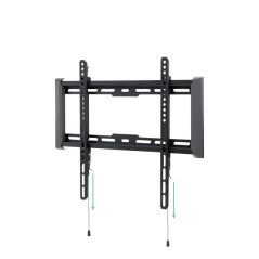 Support mural fixe Tooq LP1073F-B pour téléviseurs de 32 à 70 pouces - Poids maximal supporté : 75 kg - Compatible VESA 400 x 40