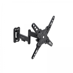 Support mural Tooq avec bras articulé pour écrans 13"-43" - Rotatif et inclinable - Gestion des câbles - Poids max 20 kg - VESA