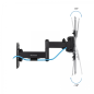 Support mural Tooq avec bras articulé pour écrans 13"-43" - Rotatif et inclinable - Gestion des câbles - Poids max 20 kg - VESA