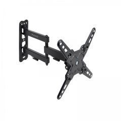 Support mural Tooq avec bras articulé pour écrans 13"-43" - Rotatif et inclinable - Gestion des câbles - Poids max 20 kg - VESA