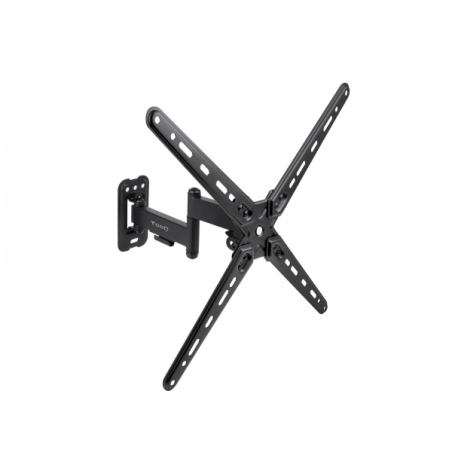 Support mural Tooq avec bras articulé pour écrans 13"-55" - Rotatif et inclinable - Gestion des câbles - Poids max 25 kg - VESA