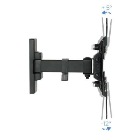 Support mural Tooq avec bras pour TV 13"-42" - Pivotant et inclinable - Gestion des câbles - Poids max 20kg - VESA 200x200mm - C