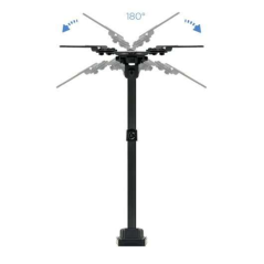 Support Mural Tooq avec Bras Articulé pour TV 13"-42" - Pivotant et Inclinable - Gestion des Câbles - Poids Max 20kg - VESA 200x