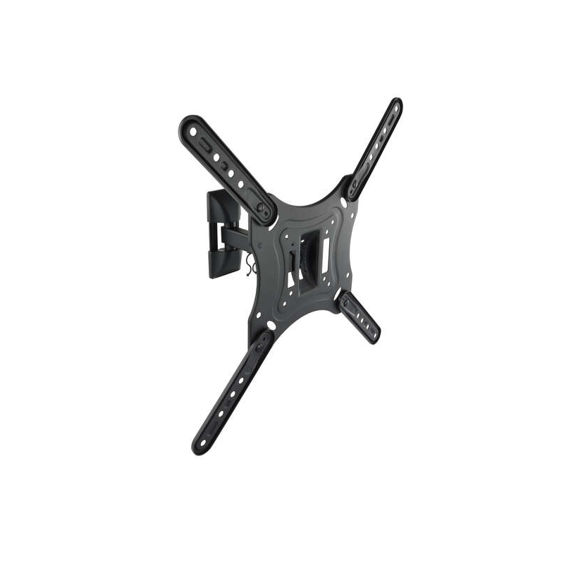 Tooq Support Mural avec Bras pour TV 23"-55" - Pivotant et Inclinable - Gestion des Câbles - Poids Max 30kg - VESA 400x400mm - C
