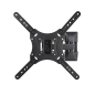 Tooq Support Mural avec Bras pour TV 23"-55" - Pivotant et Inclinable - Gestion des Câbles - Poids Max 30kg - VESA 400x400mm - C