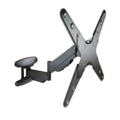 Tooq Support Mural avec Bras Articulé pour TV 23"-55" - Pivotant et Inclinable - Ressort à Gaz - Poids Max 30kg - VESA 400x400mm