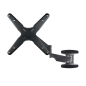 Tooq Support Mural avec Bras Articulé pour TV 23"-55" - Pivotant et Inclinable - Ressort à Gaz - Poids Max 30kg - VESA 400x400mm
