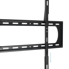 Support mural fixe Tooq pour téléviseurs de 32" à 140" - Poids maximal : 80 kg - VESA max. : 1200 x 800 mm