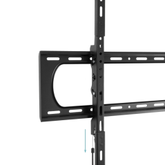Support mural fixe Tooq pour téléviseurs de 37" à 140" - Inclinable - Poids maximal : 80 kg - Compatible VESA : 1200 x 800 mm