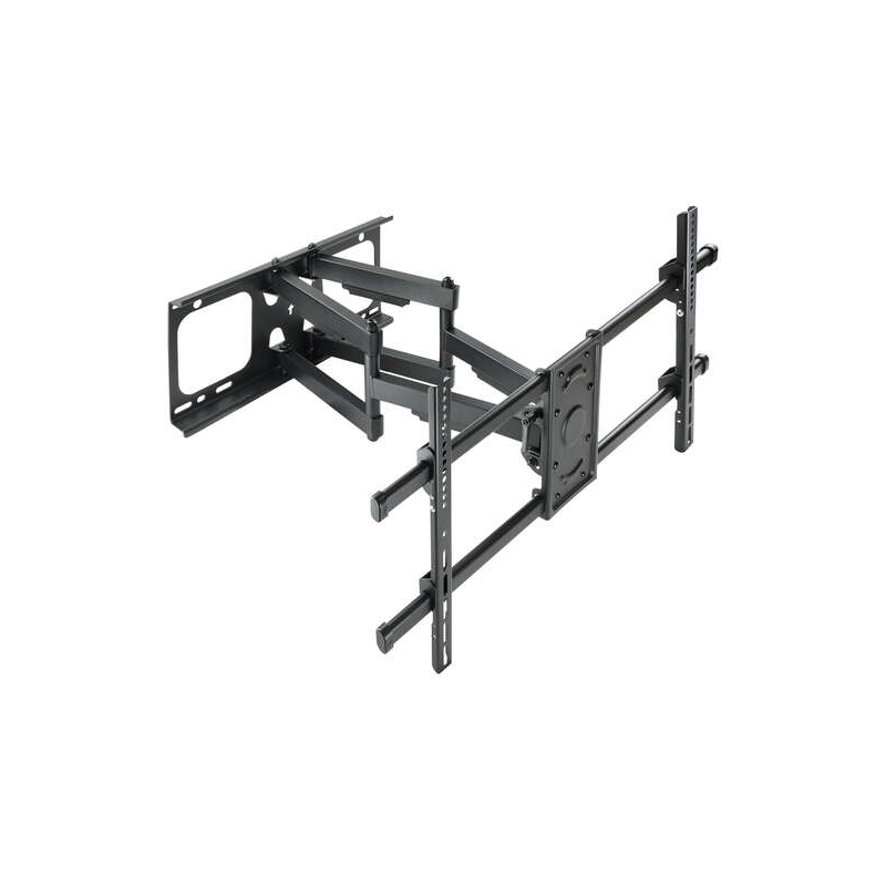 Support Mural Tooq avec Double Bras Articulé pour TV 37"-90" - Pivotant et Inclinable - Poids Max 75Kg - VESA 800x400mm - Couleu
