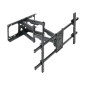Support Mural Tooq avec Double Bras Articulé pour TV 37"-90" - Pivotant et Inclinable - Poids Max 75Kg - VESA 800x400mm - Couleu
