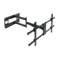 Tooq Support Mural avec Bras Articulé pour TV 43"-80" - Grand Angle - Pivotant et Inclinable - Poids Max 50Kg - VESA 800x400mm -
