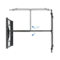 Tooq Support Mural avec Bras Articulé pour TV 43"-80" - Grand Angle - Pivotant et Inclinable - Poids Max 50Kg - VESA 800x400mm -