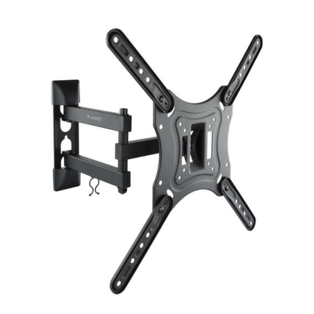 Support Mural Tooq avec Bras Articulé pour TV 23"-55" - Pivotant et Inclinable - Gestion des Câbles - Poids Max 30kg - VESA 400x