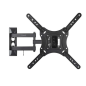 Support Mural Tooq avec Bras Articulé pour TV 23"-55" - Pivotant et Inclinable - Gestion des Câbles - Poids Max 30kg - VESA 400x