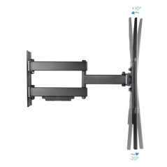 Support Mural Tooq avec Bras Articulé pour TV 37"-70" - Pivotant et Inclinable - Poids Max 50Kg - VESA 600x400mm - Couleur Noir