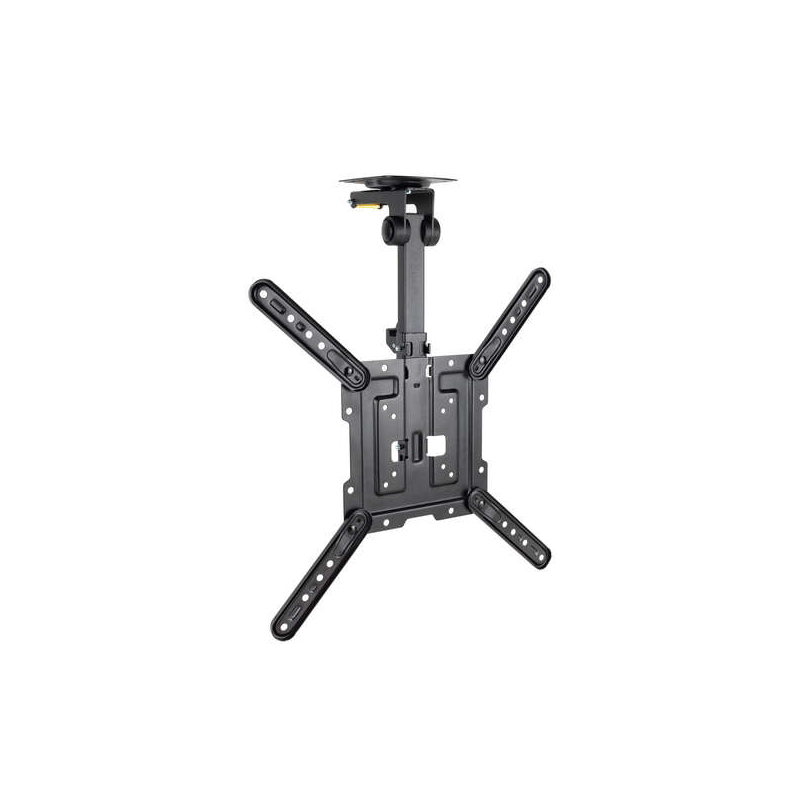 Support d'écran de plafond Tooq 23-55 Rotation 180º - Inclinable - Couleur Noir