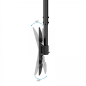 Support de Plafond Tooq pour Écrans 32-75" - Angle de Rotation 180º - Inclinable - Gestion des Câbles - VESA Max. 400x400mm - Co