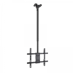 Support Plafond Tooq XL pour Écrans 32-75" - Angle Pivotant 180º - Inclinable - Gestion des Câbles - Poids Max. 60kg - VESA Max.