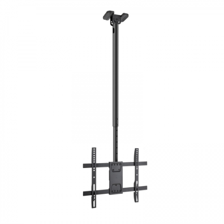 Support Plafond Tooq XL pour Écrans 32-75" - Angle Pivotant 180º - Inclinable - Gestion des Câbles - Poids Max. 60kg - VESA Max.