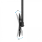 Support de Plafond Tooq XL pour Écrans 43-86" - Angle de Rotation 180º - Inclinable - Gestion des Câbles - Poids Max. 60kg - VES