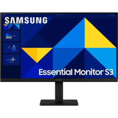 Moniteur Samsung Essential S3 24" IPS Full HD 100 Hz - Temps de réponse 5 ms - HDMI - VESA 100 x 100 mm - Noir