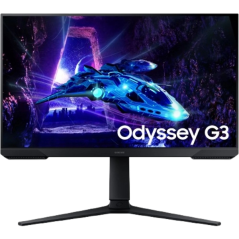 Écran de jeu Samsung Odyssey G3 24" FullHD 1080P 100Hz FreeSync - Réponse 1 ms - Hauteur et inclinaison réglables - Angle de vis