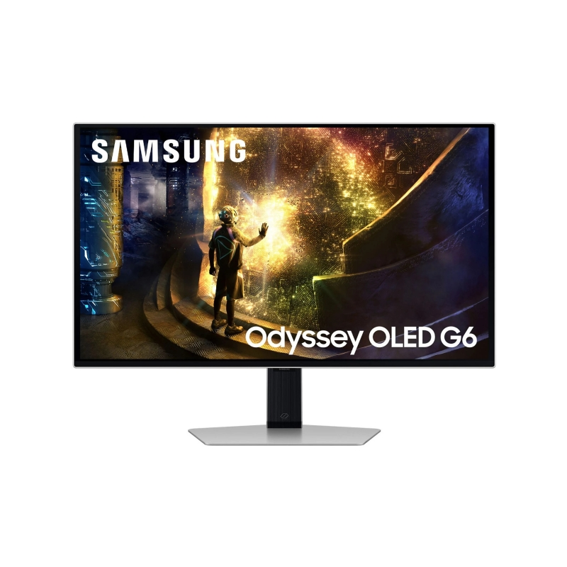 Moniteur Samsung Odyssey G6 27" OLED QHD 240Hz FreeSync et G-SYNC - Réponse 1 ms - Réglable en hauteur et inclinable - Angle de