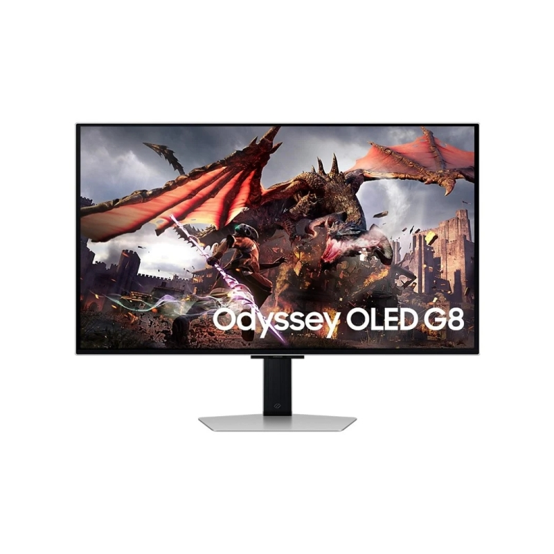 Moniteur Samsung Odyssey G8 32" OLED UltraHD 4K 240Hz FreeSync Premium Pro - Réponse 1 ms - Réglable en hauteur, pivotant et inc