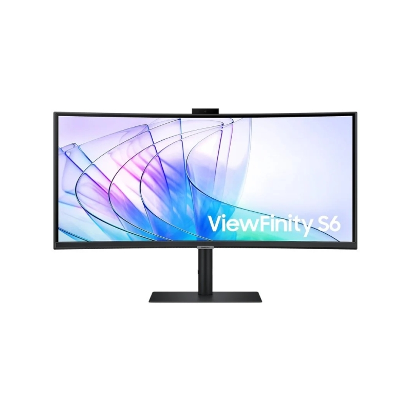 Moniteur Samsung ViewFinity S65VC 34" LCD VA incurvé 1000R UltraWide WQHD 100 Hz FreeSync - Webcam intégrée - Réponse 5 ms - Ang