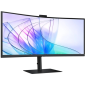 Moniteur Samsung ViewFinity S65VC 34" LCD VA incurvé 1000R UltraWide WQHD 100 Hz FreeSync - Webcam intégrée - Réponse 5 ms - Ang